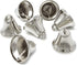 Honbay 20PCS 36mm/1.42inch Silver Jingle Bells Bridal Bells Christmas Bells Decoration Bells for Dog Potty Training, Housebreaking, Making Wind Ch...