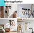 STKYGOOD Coat Rack Wall Mounted - 4 Hooks, Heavy Duty Metal Coat Rack, Hanger Organizer for Entryway, Bathroom, Bedroom...