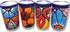 Talavera Shot Glasses Set of 4 Authentic Mexican Tequila Shot Glasses - Hand-painted - 2 Oz (Flowers)...