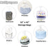 32x42 Inches Large Clear Plastic Storage Bags,Big Gaint Jumbo Huge Plastic Storage Bags for Blanket, Duvets, Pillows, Comforters and More 5 Pieces...