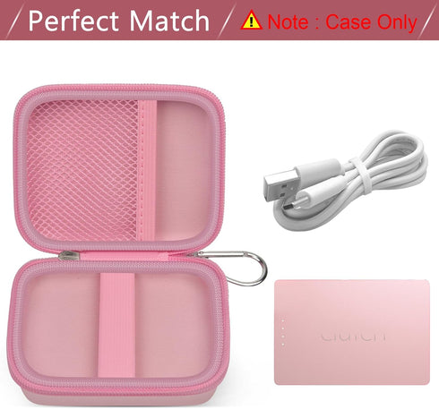 Case Compatiable with Clutch - Pro Portable Charger for iPhone Power Bank Travel Holder Storage for Battery Pack, USB Charging Cable and More Acce...