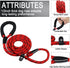 Slip Lead Dog Leash, Strong Dog Leash, 6 FT Heavy Duty Dog Leash, Durable Training Rope Slip Leash with Comfortable Padded Handle and Highly Refle...