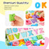 LovesTown Wooden Puzzles for Kids, Alphabet Wooden Puzzles Montessori Toddler Puzzles Preschool Educational Toys for Toddler Boys Girls Birthday...