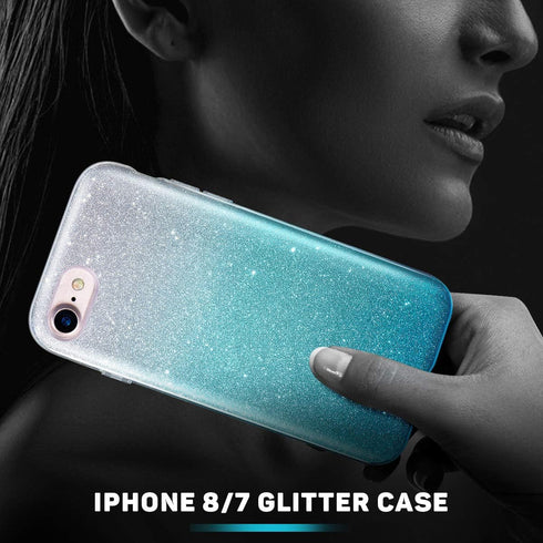 MATEPROX iPhone Se 2022 Case,iPhone SE 2020 case,iPhone 8 case,iPhone 7 Glitter Bling Sparkle Cute Girls Women Protective Case for 4.7" iPhone 7/8...