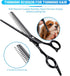 Dog Grooming Kit, 5-in-1 Titanium-plated Stainless Steel Dog Grooming Scissors, Dog Scissors for Grooming with Safety Round Tip, Grooming Scissors...