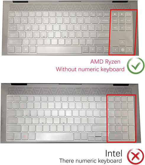 Keyboard Cover for 15.6" 16" 16.1" HP Omen Gaming 15-ek 15-en 16-xf 16-wf 16-xd 16-u 16-b/n/k Series 15-en1010nr 15-ek0013dx 16t-u000 16-u0097nr 1...
