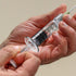 5 Pack Borosilicate Glass Luer Lock Syringe 1ml Capacity Reusable Glass Syringes - Use for Arts and Crafts, Thick Liquids, Oils, Vet, Glue, Lab, I...