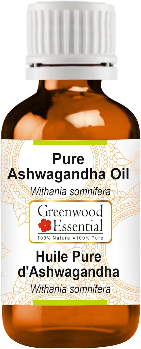 Pure Ashwagandha Oil (Withania somnifera) 15ml (0.50 oz)...
