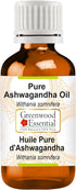 Pure Ashwagandha Oil (Withania somnifera) 15ml (0.50 oz)...