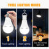 A19 Rechargeable Light Bulbs, 12W Emergency Light Bulbs for Power Failure, 1200mAh Battery Light Bulb, E26/E27 5000K Daylight LED Light Bulb for H...