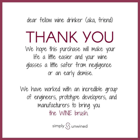 | Replacement Sponge Head for The WINE Brush Wine Glass and Stemware Cleaning Wand, 2 Count...
