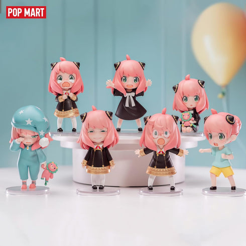 POP MART Spy × Family Anya's Daily Life Series Figures, Spy Blind Box Figures, Random Design Action Figures Collectible Toys Home Decorations, Hol...