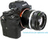 Fotasy Olympus OM Lens to E Mount Adapter, OM FE Adapter, OM Adapter to FE Mount, Compatible with Sony a7 a7R a7s II III IV a9 a7c Alpha 1 a6600 a...