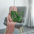 HGOD DESIGNS Palm Pillow Case, Summer Exotic Jungle Plant Tropical Palm Leaves on The Geometric Cotton Linen Cushion Cover Square Standard Home De...