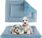 Dog Bed Mat, Dog Crate Pad Reversible,Soft Kennel Pad, Washable Dog Crate Mat (Cool and Warm),Pet Sleeping Mattress for Small Medium Dogs XB009 (2...