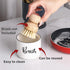 Ceramic Dish Brush Holder, Farmhouse Scrub Brush Holder Dishwashing Brush Stand, Soap Dispensing Kitchen Brushes Holder, Easy to Clean, 8 oz (Whit...