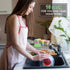Cleaning Scrub Colored Sponge,Non-Scratch Kitchen Cellulose Dishwashing Sponge,16Pack Biodegradable Natural Sponge...