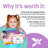 Potty Training Chart for Toddlers Girls, Unicorn Design - Sticker Chart, 4 Week Reward Chart - 213 Cute Stickers, Certificate, Instruction Booklet...
