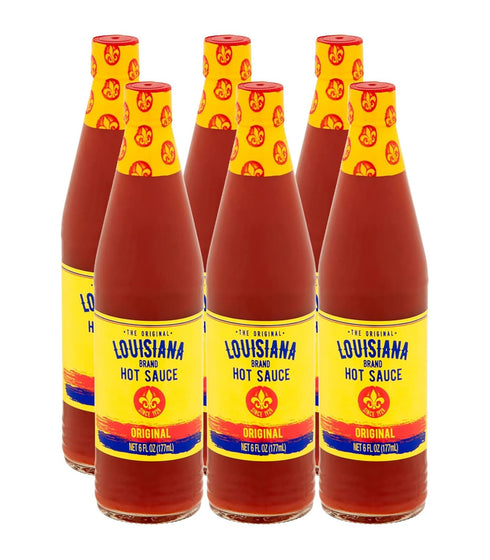 Louisiana Brand Hot Sauce, The Original Perfect Hot Sauce (6 Ounce (Pack of 6))...