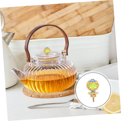 IWOWHERO Teapot Button Teapot Cover Knob Pot Grip Konobs Frying Pan Knob Pan Lid Knob Pot Lid Top Enameled Lid Knob Pot Grip Knobs Pot Cover Knob ...