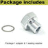 M16 1.5 Adapter to 1/8 NPT Oil Pressure Sensor Adapter Oil Pressure Sensor Adapter Fitting for LS Engine Swap LS1 LSX LS3 and for All GM LS Series...