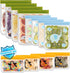 Dishwasher Safe Reusable Freezer bags Storage Vegetable Bags -BPA Free Leakproof Food Storage Bags Reusable Silicone for Marinate Meats (12 packs)...