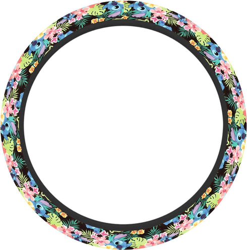 Akkya Car Steering Wheel Cover for Women Girl Men, Universal Fit 15 Inch, Blue Boho Interior Auto Accessories Decorations Cute Aesthetic Wheel Cov...