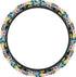 Akkya Car Steering Wheel Cover for Women Girl Men, Universal Fit 15 Inch, Blue Boho Interior Auto Accessories Decorations Cute Aesthetic Wheel Cov...