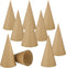 Zhanmai 12 Pcs Paper Mache Cones Open Bottom Cardboard Craft Cones for Valentine's Day St. Patrick's Day DIY Gnomes Ornament Cone Tree Decorations...