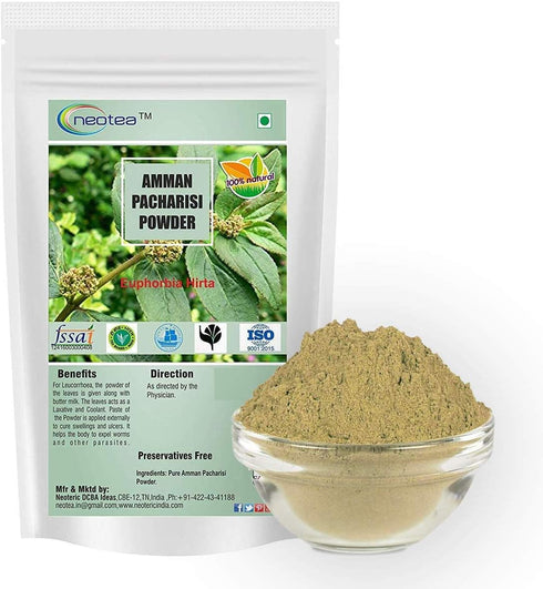 Amman Pacharisi | Euphorbia Hirta Powder 300 GM (10.58 OZ) pack of 1...