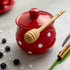 City to Cottage Ceramic Sugar Bowl with Lid, 10oz Sugar Contanier for Coffee Bar, Sugar Dispenser Bowl, Salt - Condiment Pot for Kitchen Counter, ...