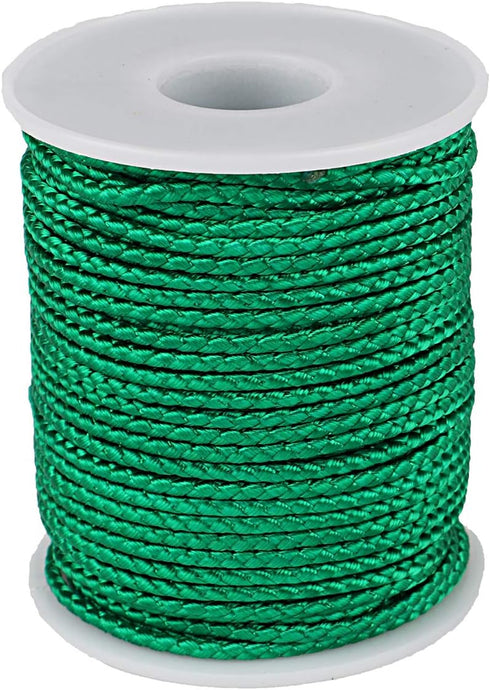 Nylon Twine String Cord Thread for Beading Bracelets Jewelry Making DIY Crafts (2mm-95feet, Green)...