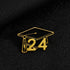2024 Graduation Cap Enamel Pin Decorations Brooch Lapel Apparelpin Black and Gold Graduation for Studant Women Men College High School Congrats Gr...