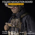 Universal Molle Phone Chest Mount Phone Holder Quick Release Folded Navigation Board for Screen Size 4.7"-6.7" (Tan)...
