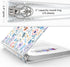 Cute Binder 1 Inch 3 Ring Trapper Keeper Binders with Clear Interior Pockets for Letter-Size(11" x 8.5") Paper,Aesthetic Three Ring Binder for Stu...