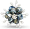 AeraVida Stunning Flower of the Ocean Seashell and Cultured Freshwater Pearl Floral Brooch Pin | Handmade Brooch for Women | Brooch for Women | Br...