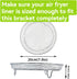 Round Air Fryer Rack, 7.8inch Stainless Steel Dehydrator Rack with Insulated Clamp and Brush Air Fryer Accessories for Ninja, Philips, Gowise USA,...