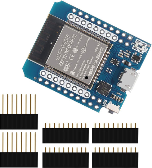 AITRIP 4pcs D1 Mini NodeMCU ESP32 ESP-WROOM-32 WLAN WiFi Bluetooth Development Board 5V Compatible with Arduino...