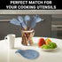 Silicone Spoon Rest for Stove Top – 1 Piece - HEAT RESISTANT & EASY CLEAN Kitchen Spoon Rest for Kitchen Counter - Silicone Utensil Rest for Stove...