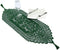 rockcloud Lace Table Cloth Runner for Wedding Banquet Decorations, Christmas Party Table Decor , Green, 13 x 35 Inch...