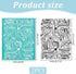 2 PCS Circuit Board Silk Screen Stencil 8.5x11 Inch Reusable Adhesive Stencil Circuit Stencil Patterns for Painting Background Mesh Adhesive Scree...