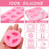 Silicone Fruit Snack Molds, 3D Strawberry Lemon Fondant Baking Molds, Mini Pineapple Grape Chocolate Molds for Cake Decoration Cupcake Topper Cook...