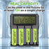 AAA Rechargeable Battery, 1.2v Ni-MH Solar Batteries, Low Self-Discharge, Pre-Charged Triple A Battery for Solar Pathway Lights, Outdoor Solar Lig...