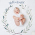 lulujo Baby’s First Year Milestone Blanket and Card Set | 40in x 40in (Hello World)...