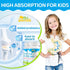 500 MG Calcium Supplement with Vitamin D3 & K2, Zinc, Magnesium & Prebiotics. Kids Vitamins for Kids' Height. Bone Strength, High Absorption, Oran...