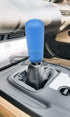 Blue Shift Knob Stick Frosted Matte Crystal Bubble Long Throw Gear Shifter 20cm...