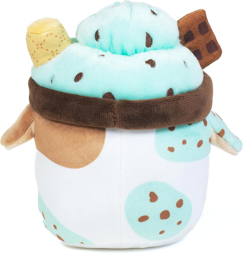 Cuddle Barn PlushGoals - Mint Chocolate Chip Mooshake | Super Soft Kawaii Scented Stuffed Animal Plush Toy, 7 inches...