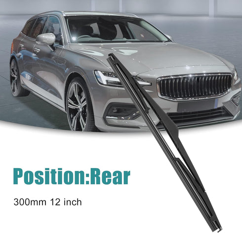 ACROPIX 300mm 12 Inch Rear Window Windshield Wiper Blade Arm Fit for Volvo 2015-2019 1pcs Black...