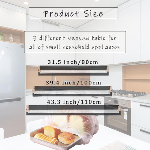 60 PCS Clear Small Appliance Dust Covers,Disposable Kitchen Appliance Covers for Instant Pot,Mixer,Meat Slicer,Air Fryer,Toaster Oven,Food Process...