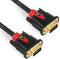 SHD VGA Cable 3Feet, VGA to VGA Monitor Cable HD15 SVGA for PC Laptop TV Projector Black and Red Color...
